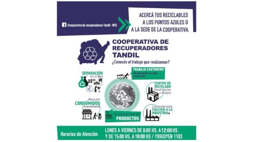 Carta de la cooperativa de recuperadores urbanos (MTE) a El Diario De Tandil